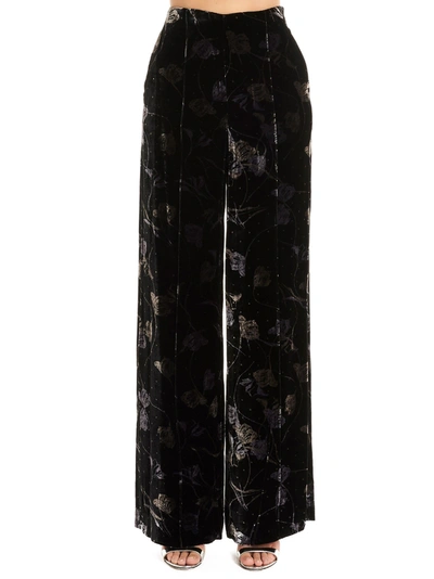 Shop Diane Von Furstenberg Women's  Black Viscose Pants