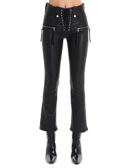 Shop Ben Taverniti Unravel Project Unravel Project Women's  Black Leather Pants