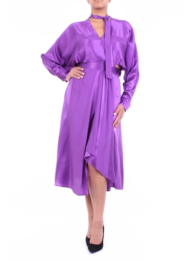 Shop Simona Corsellini Women's  Purple Silk Pants