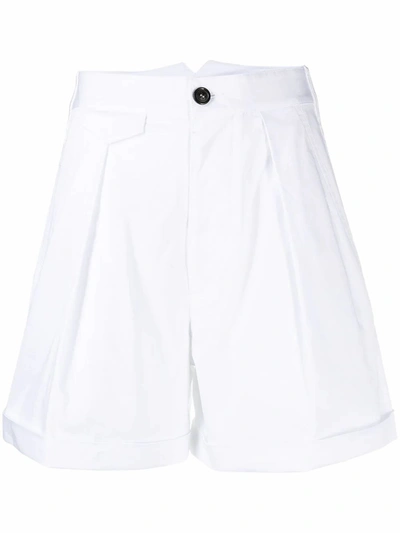 Shop Dsquared2 Women's  White Cotton Shorts