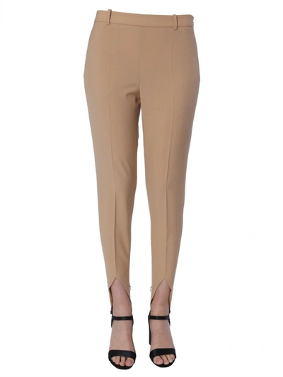 Shop Givenchy Women's  Beige Wool Pants