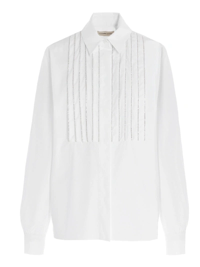 Shop Alexandre Vauthier Alexandre V Au Thier Women's  White Cotton Shirt