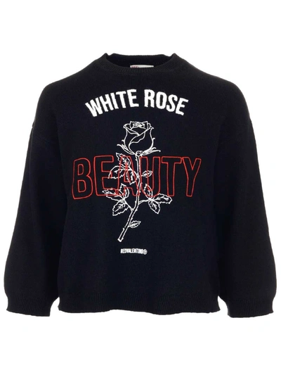 Shop Red Valentino Women's  Black Other Materials Sweater