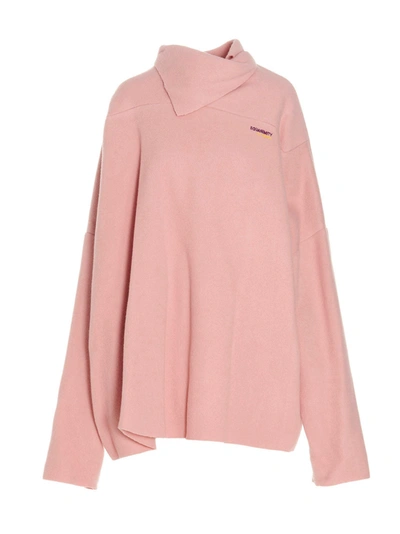 Shop Raf Simons Women's  Pink Other Materials Sweater