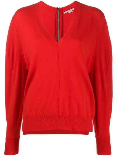 Shop Stella Mccartney Women's  Red Wool Sweater