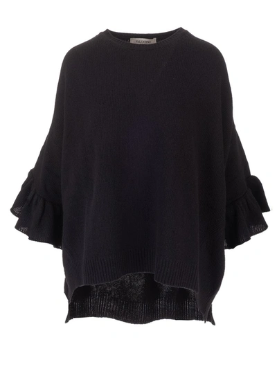 Shop Valentino Women's  Black Wool Sweater