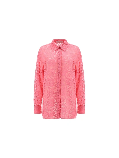 Shop Valentino Women's  Pink Other Materials Shirt