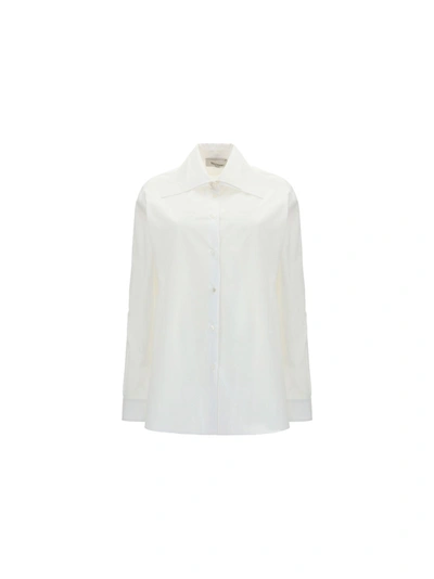 Shop Valentino Women's  White Other Materials Shirt