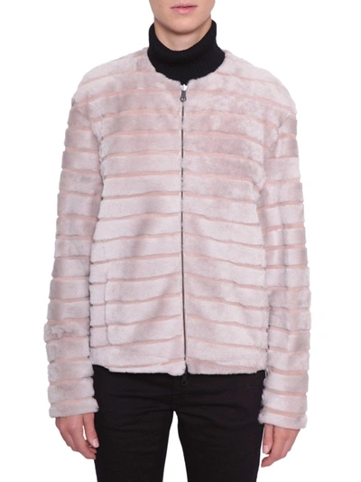 Shop Drome Women's  Pink Leather Jacket