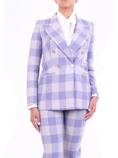 Shop Simona Corsellini Women's  Grey Polyester Blazer