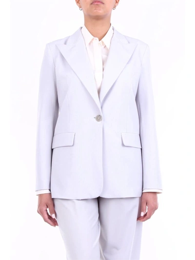 Shop Simona Corsellini Women's  White Wool Blazer