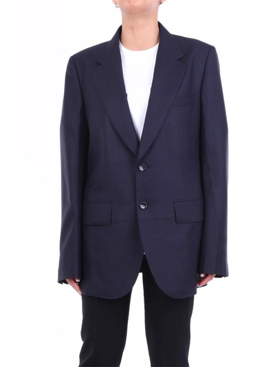 Shop Junya Watanabe Women's  Blue Wool Blazer