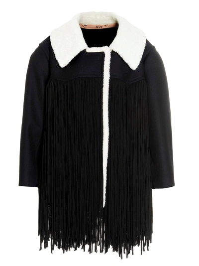 Shop N°21 Women's  Black Other Materials Outerwear Jacket