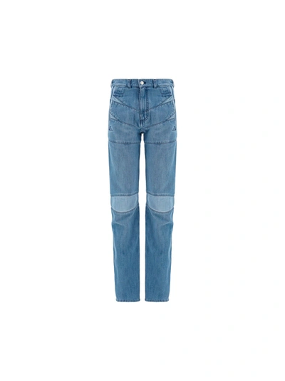 Shop Kenzo Women's  Blue Other Materials Jeans