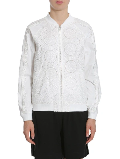 Shop Opening Ceremony Women's  White Cotton Outerwear Jacket