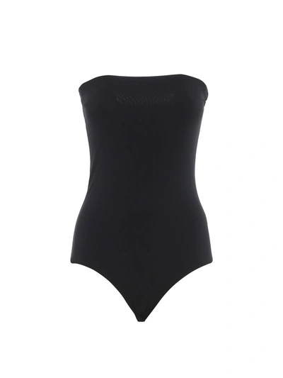 Shop Alexandre Vauthier Alexandre V Au Thier Women's  Black Other Materials Bodysuit