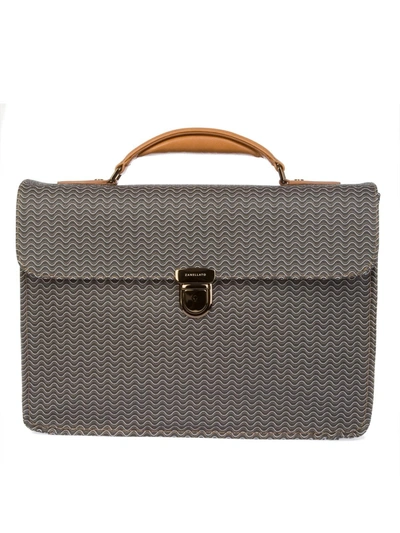 Shop Zanellato Men's  Brown Leather Briefcase