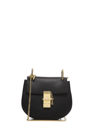 Shop Chloé Women's  Black Leather Shoulder Bag