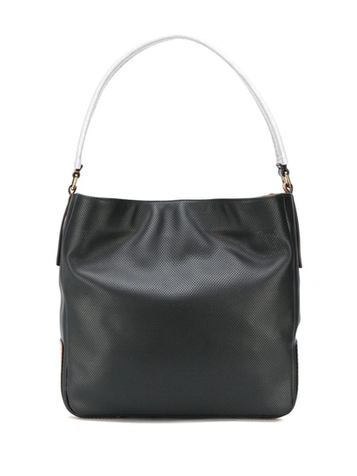 Shop Hogan Women's  Black Leather Shoulder Bag