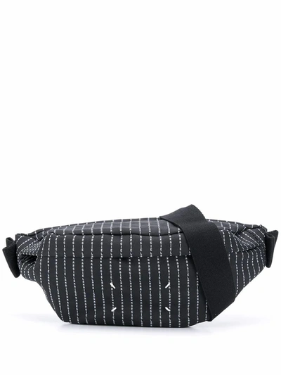Shop Maison Margiela Men's  Black Polyester Belt Bag