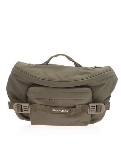 Shop Balenciaga Men's  Green Other Materials Belt Bag