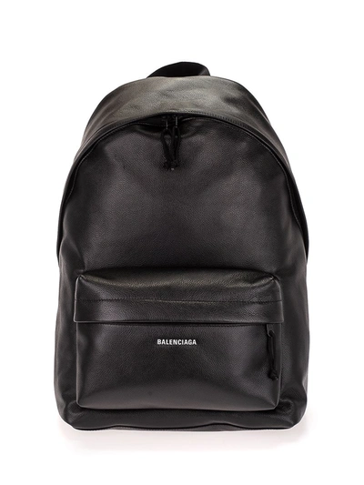 Shop Balenciaga Men's  Black Other Materials Backpack