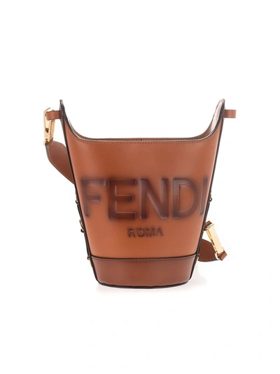 Shop Fendi Women's  Brown Leather Shoulder Bag