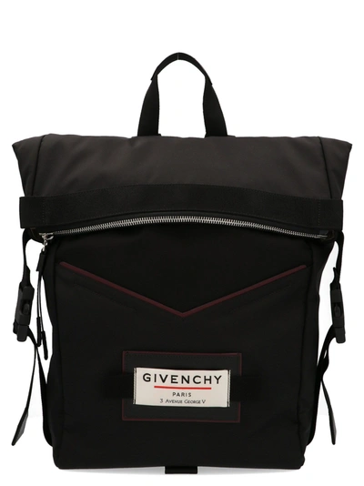 Shop Givenchy Men's  Black Polyamide Backpack