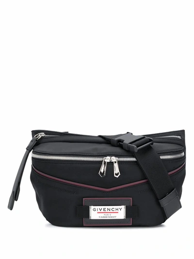 Shop Givenchy Men's  Black Polyamide Belt Bag