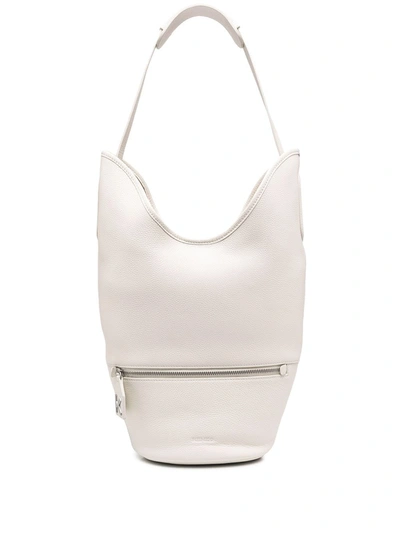 Shop Kenzo Women's  Beige Leather Shoulder Bag