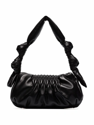 Shop Miu Miu Women's  Black Leather Shoulder Bag