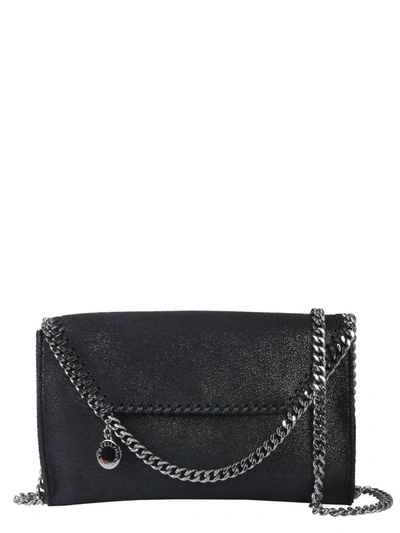 Shop Stella Mccartney Women's  Black Polyester Shoulder Bag