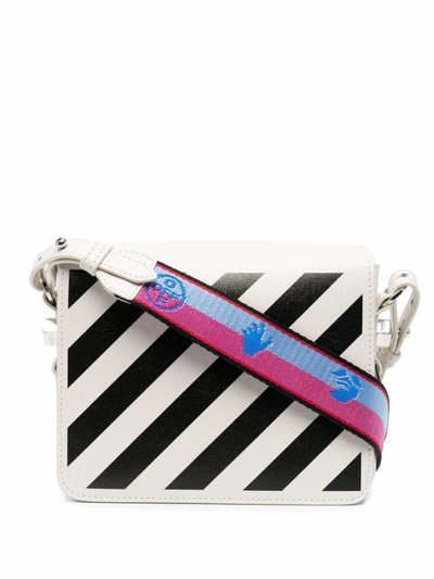 Shop Off-white Off White Women's  White Leather Shoulder Bag