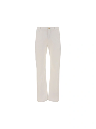Shop Alexander Mcqueen Men's  White Other Materials Jeans