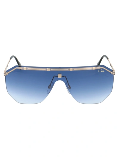 Shop Cazal Sunglasses In 002 Silver Gold