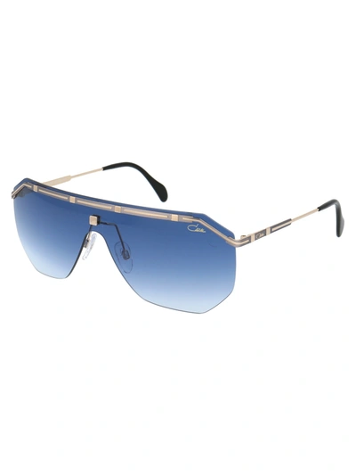 Shop Cazal Sunglasses In 002 Silver Gold