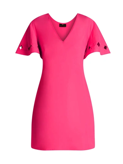 Shop Valimare Women's Santorini Butterfly-sleeve Minidress In Hot Pink