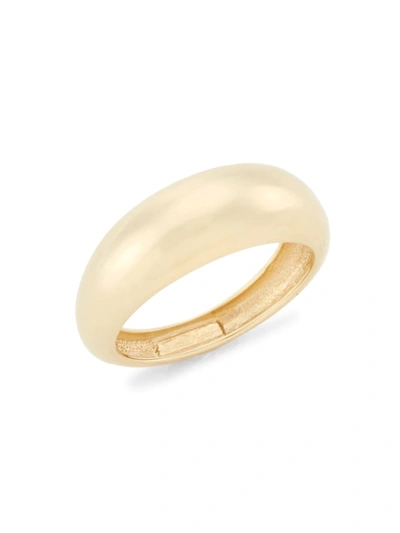 Shop Zoë Chicco Women's Aura 14k Gold Small Ring In Yellow Gold