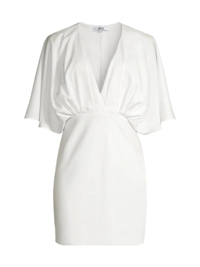 Shop Aiifos Women's Issa Dolman-sleeve Minidress In White