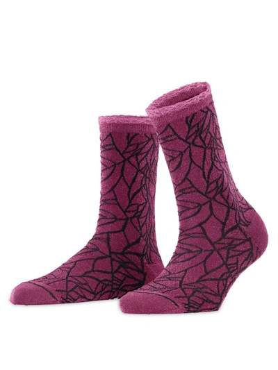 Shop Falke Women's Wonderland Boot Socks In Red