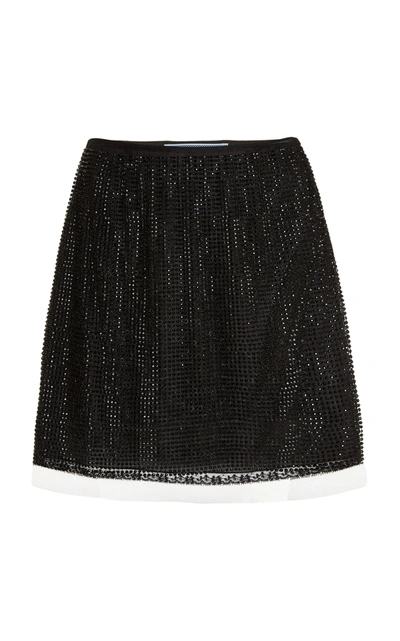Zara black tulle mini cheap skirt