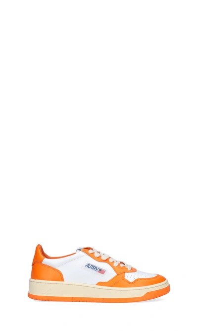Shop Autry 'action Medalist 1 Low' Sneakers In Orange