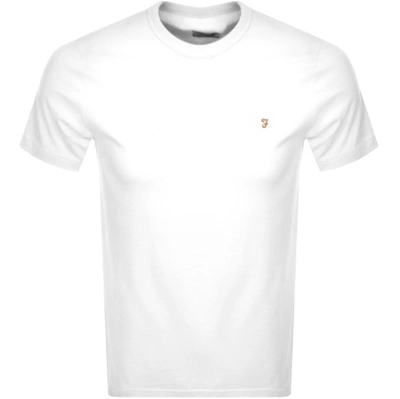 Shop Farah Vintage Danny T Shirt White