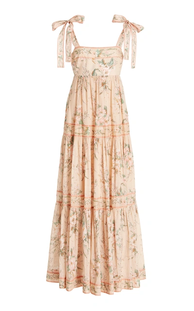 Shop Zimmermann Women's Moonshine Cotton Maxi Dress In Print