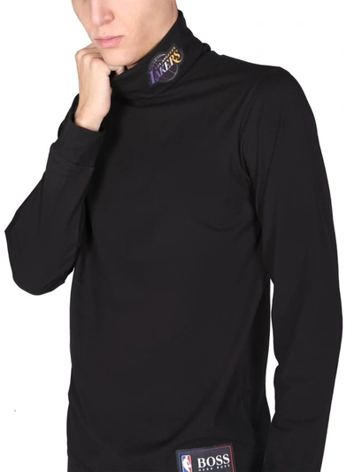 Shop Hugo Boss Men's Black Other Materials Sweatshirt