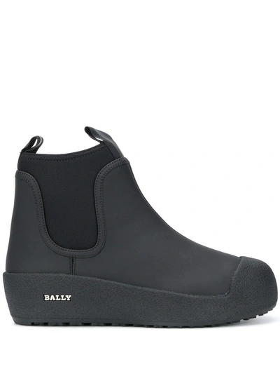 Shop Bally Women's Black Leather Ankle Boots