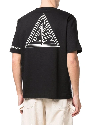 Shop Lanvin Men's Black Cotton T-shirt