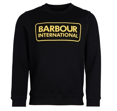 Shop Barbour Men's Black Other Materials Sweatshirt
