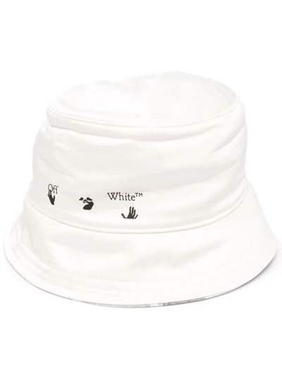 Shop Off-white Women's Beige Polyamide Hat