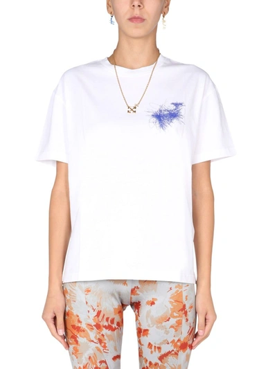 Shop Off-white Women's White Cotton T-shirt